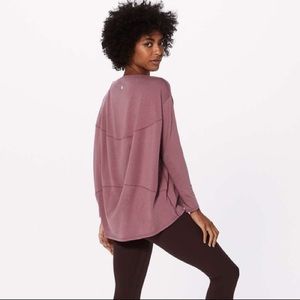 Lululemon Back in Action long sleeve top